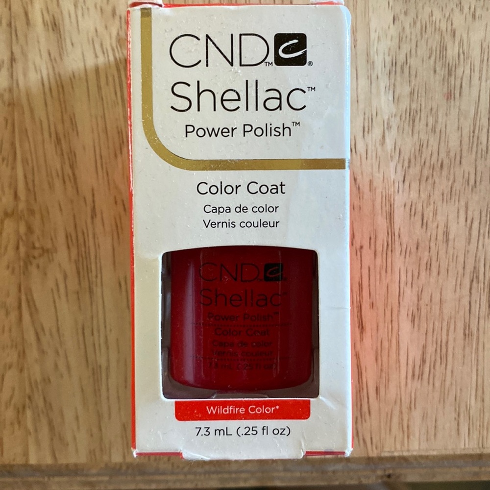 New in box wildfire color shellac gel polish